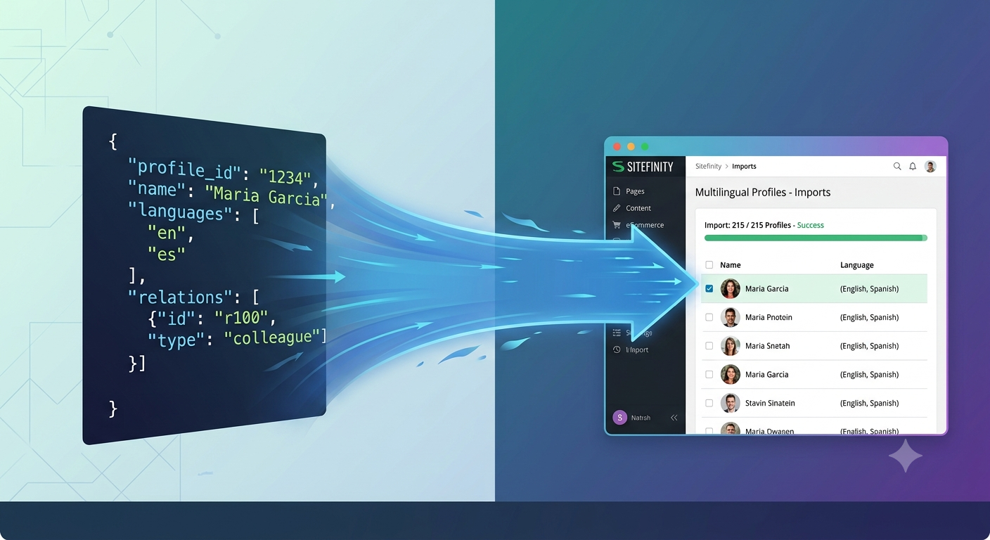 Chameleon: Custom JSON to Sitefinity Migration is Now Live